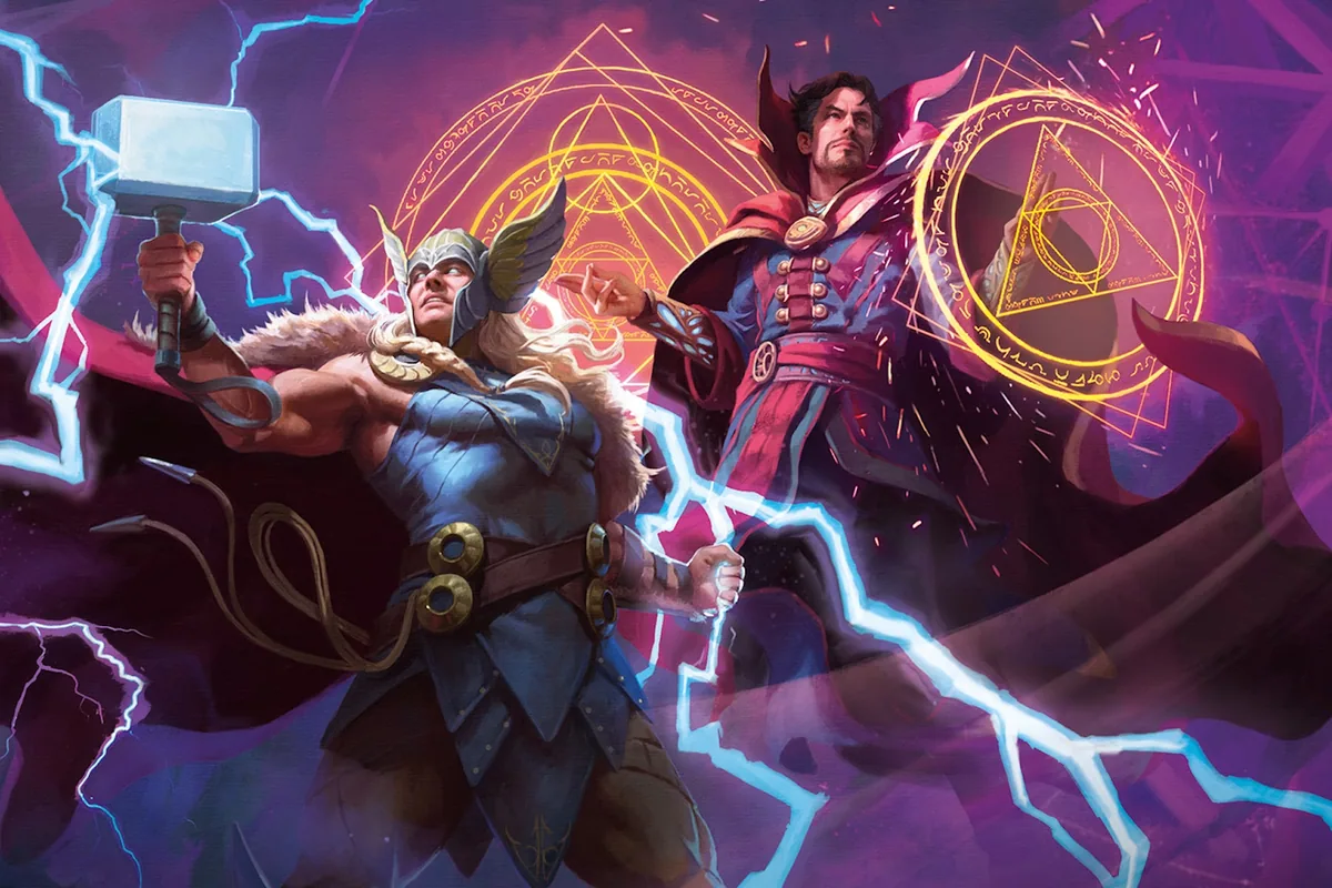 magic: the gathering adds marvel set for doomsday movie